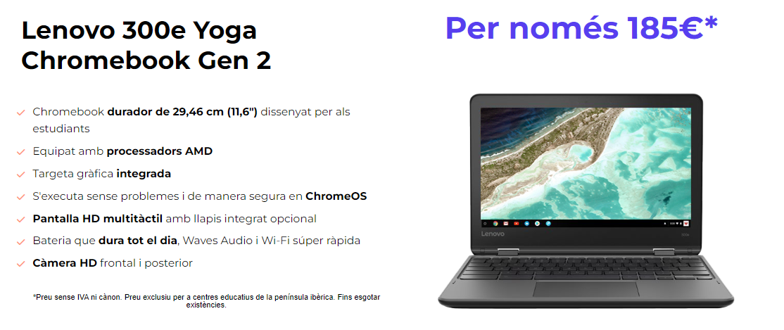 Promoció Lenovo Back to School